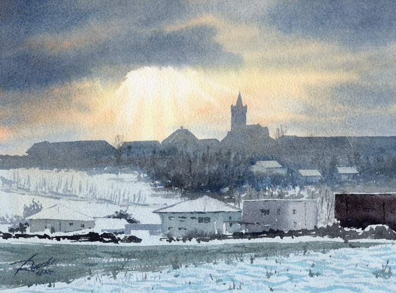 Hargelsberg Winter Dawn