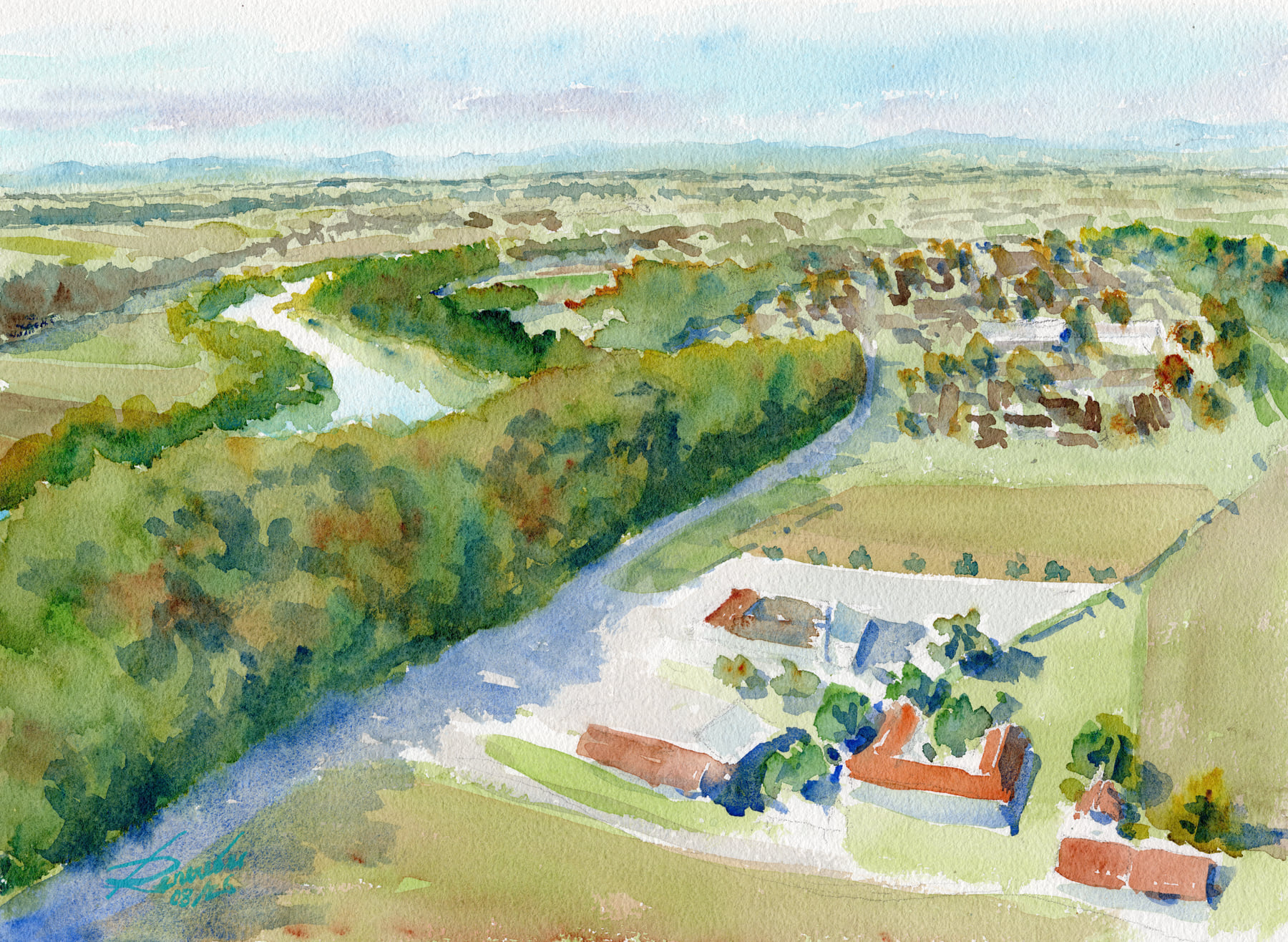 Kronstorf Aerial View I