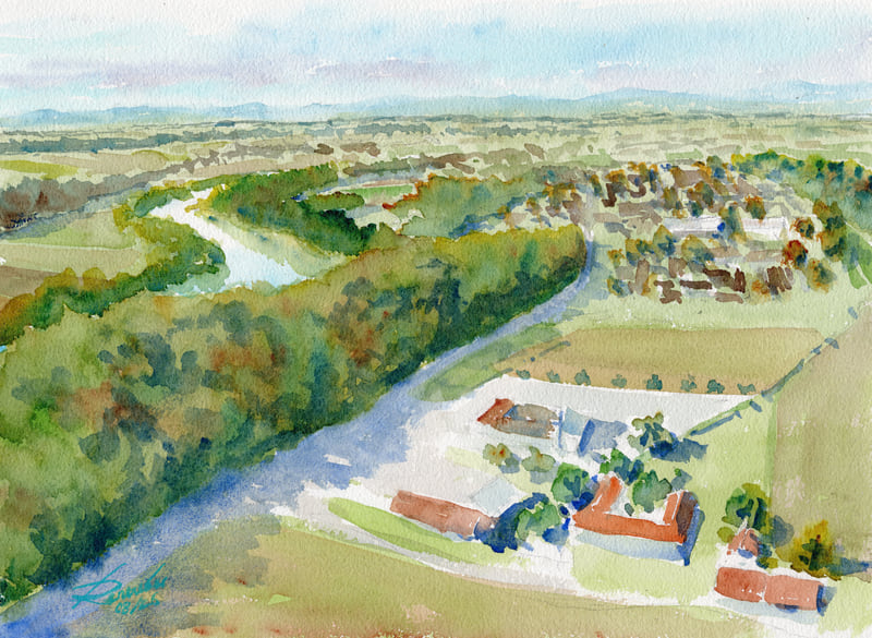Kronstorf Aerial View I