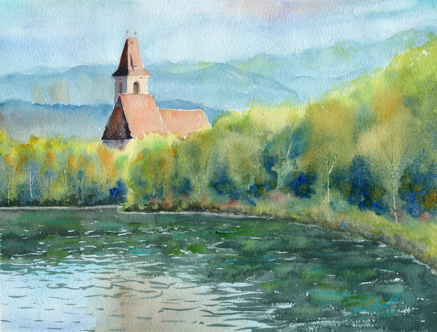 Kronstorfer Pfarrkirche an der Enns