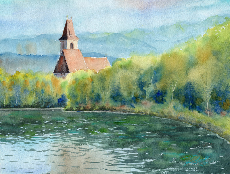 Kronstorfer Pfarrkirche an der Enns